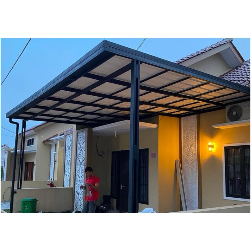 KANOPI BAJA RINGAN ATAP ALDERON RS PER 1 METER