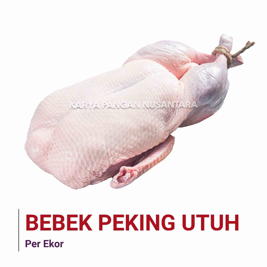 

BEBEK PEKING PREMIUM WHOLE DUCK BEBEK UTUH SEGAR BERSIH PER EKOR