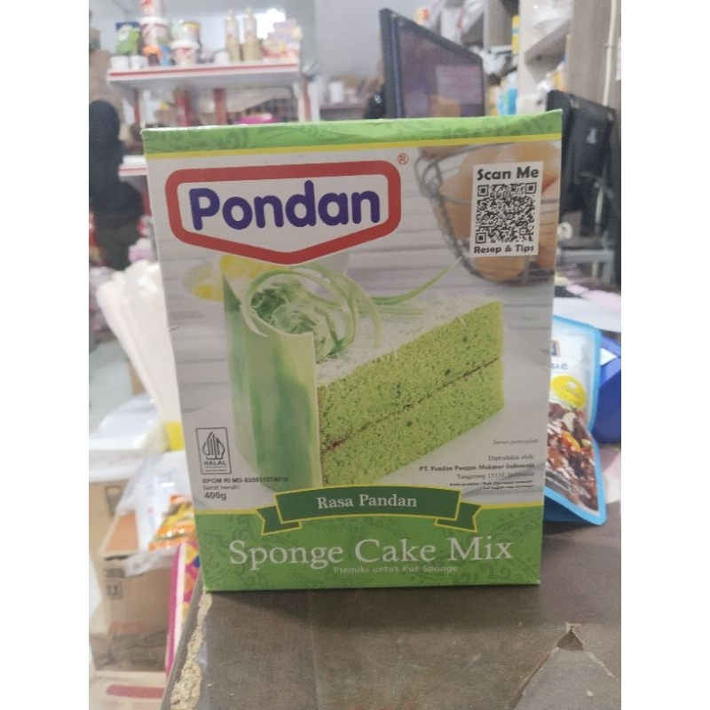 

Pondan sponge cake mix
