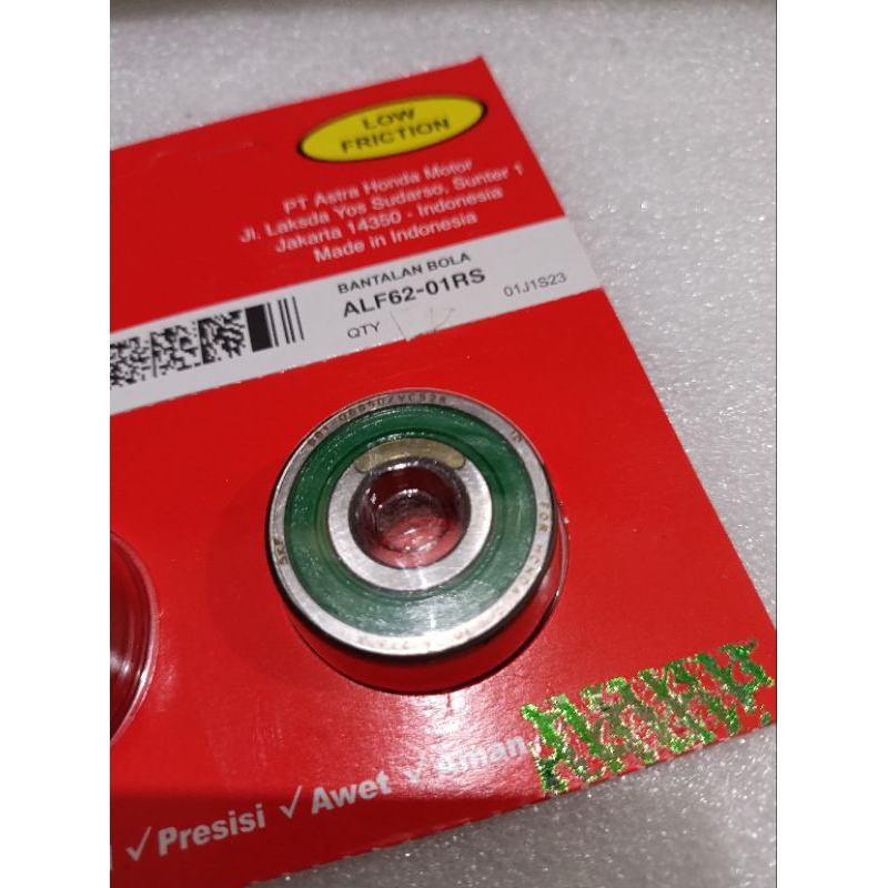 [1 PCS] LAHER BEARING 6201 AHM LAHER 6201 DIJAMIN ASLI 100% ORS HONDA