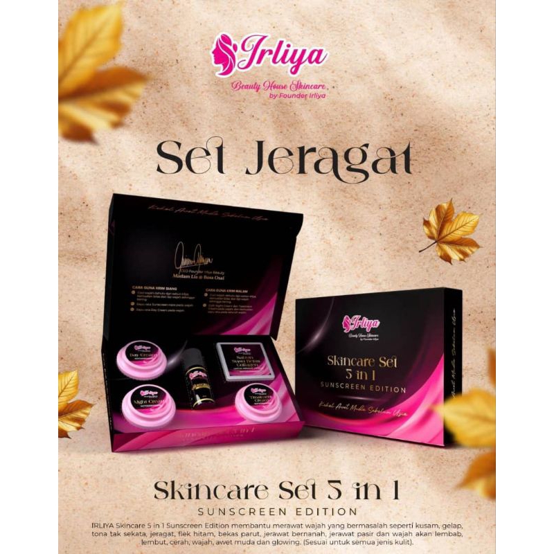Irliya Skincare Set Jeragat Sunscreen Edition