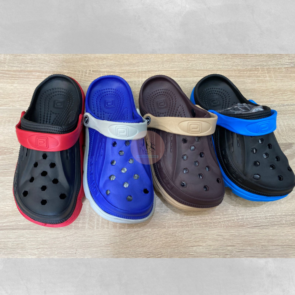 KDS | Porto 1006M Sandal Sepatu Selop Baim Eva Rubber Pria Dewasa, Anak Tanggung | Sendal Bakpao Cow