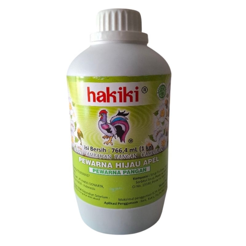 

Hakiki Pewarna Pangan Hijau Apel 1kg