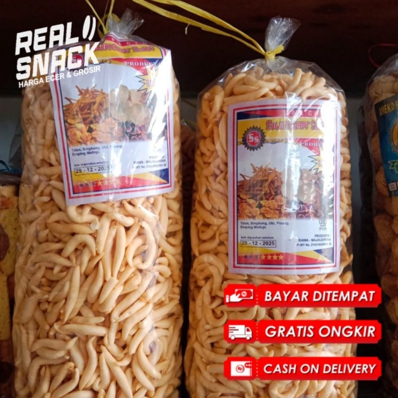 

TELOR GABUS KEJU RASA GURIH 1 BAL isi -+1KG