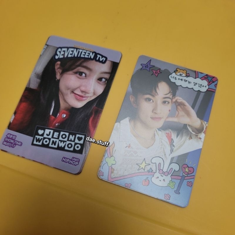 photocard frame transparant card custom