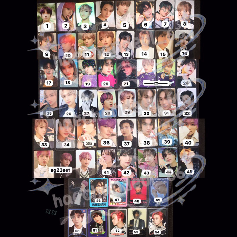 photocard haechan nct official