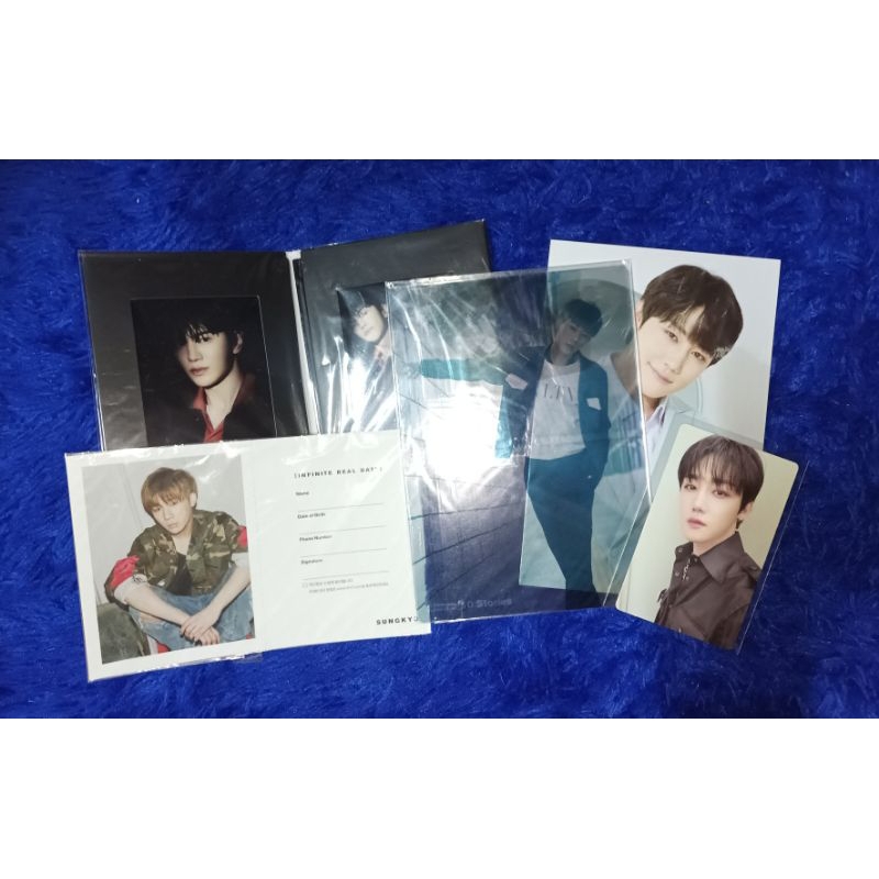 Kim Sungkyu Infinite Postcard & Sungjong Photoslide official album 13egin reality 10 stories (SET)