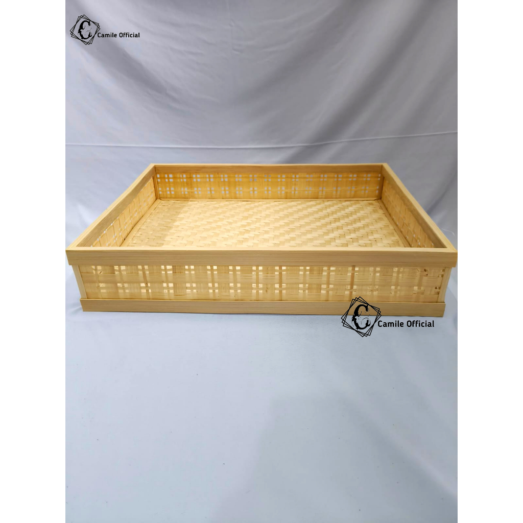 Kotak Bamboo Untuk Tumpeng Box Tumpeng Bambu Nampan Jumbo By Camilestore