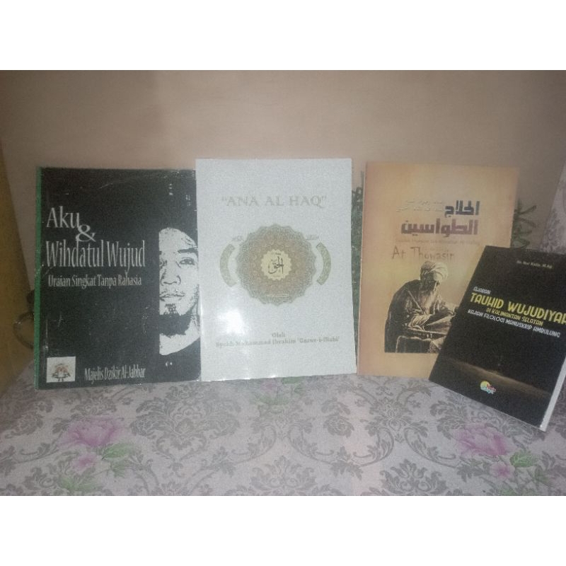 Promo awal tahun 4 Kitab Tasawuf Aku dan Wihdatul Wujud Ana Al Haq Thowasin Al Halaj Tauhid Wjudiyah