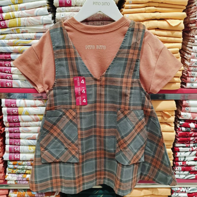 Overall Dress Anak merek Pito Dito