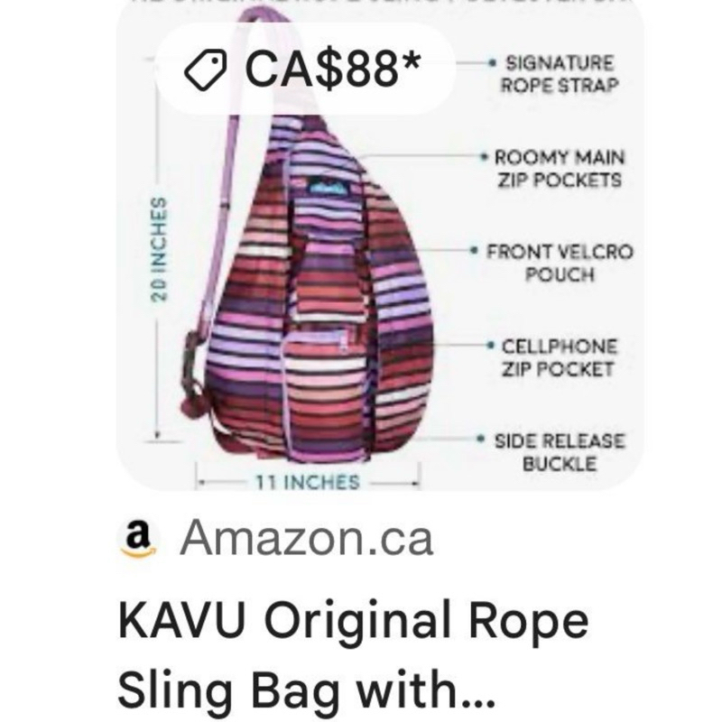 kavu slingbag rope