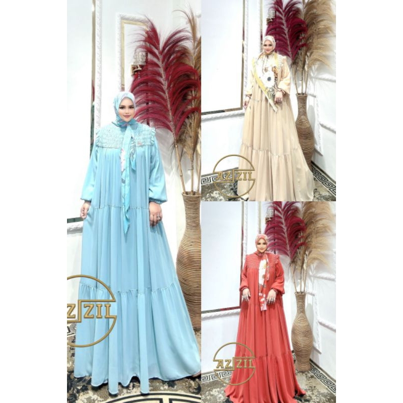 Gamis Ceruti Set Scarf By Azizil
