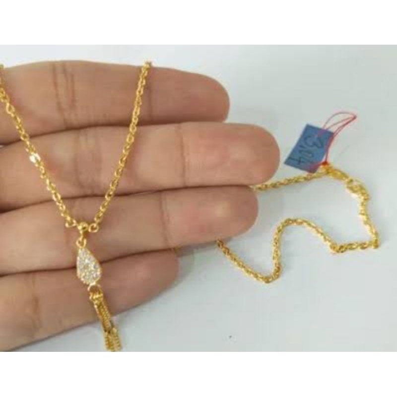 kalung emas 6k