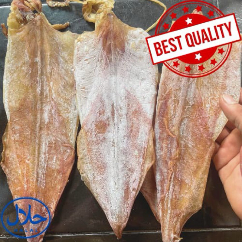 

cumi sotong juhi kering asin kemasan 1kg super kualitas ekspor