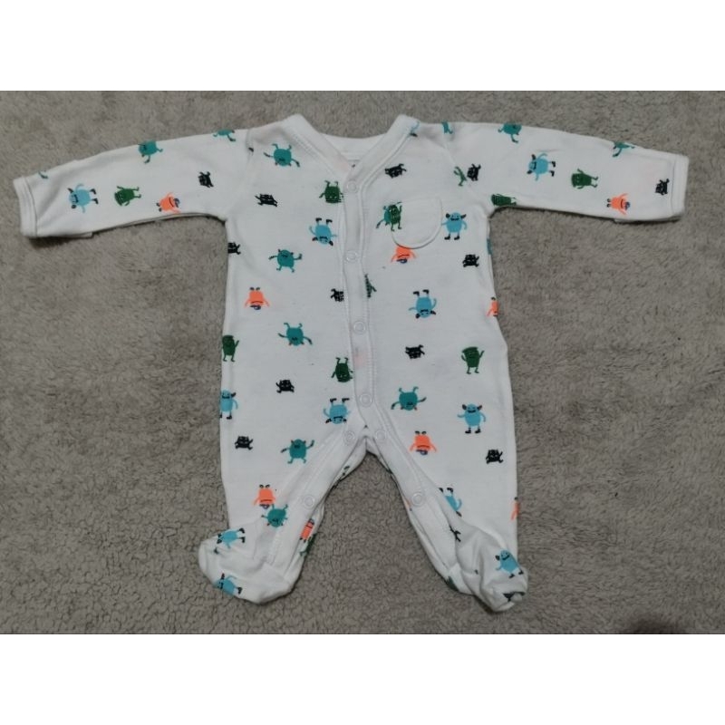 PRELOVED Baju Bayi | Sleepsuit Bayi Preloved | Preloved Sleepsuit Baby Carter's