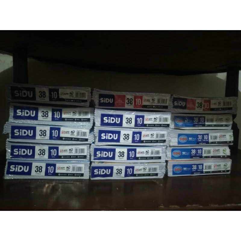 

SIDU BUKU TULIS SINAR DUNIA ISI 38 LEMBAR / PAK / 10 BUKU
