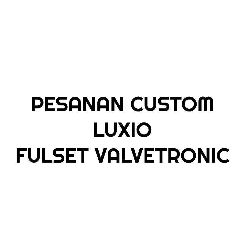 FULSET VALVETRONIC KNALPOT LUXIO NDK EXHAUST