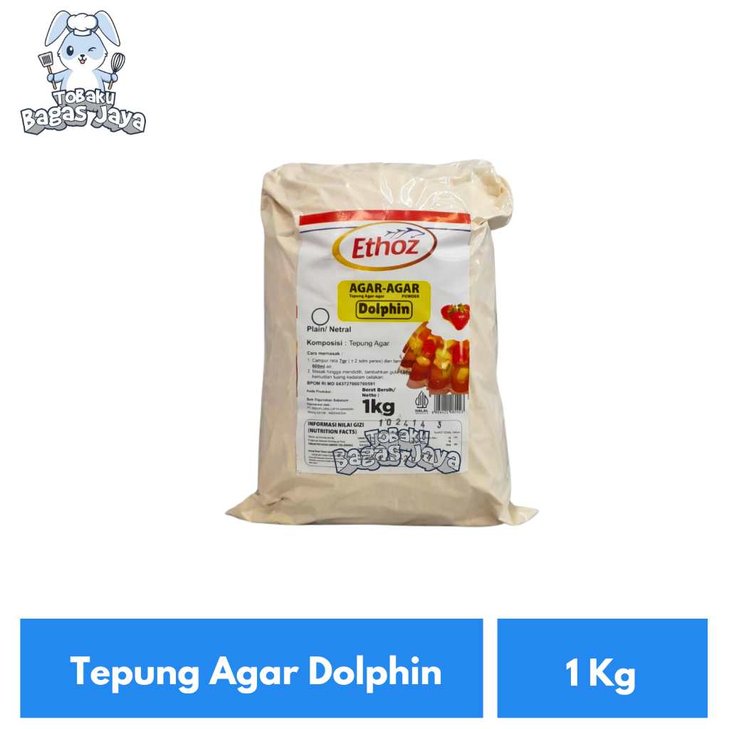 

Tepung Agar Dolphin Kemasan 1 Kg