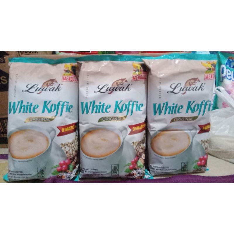 

luwak white coffe 9 saset