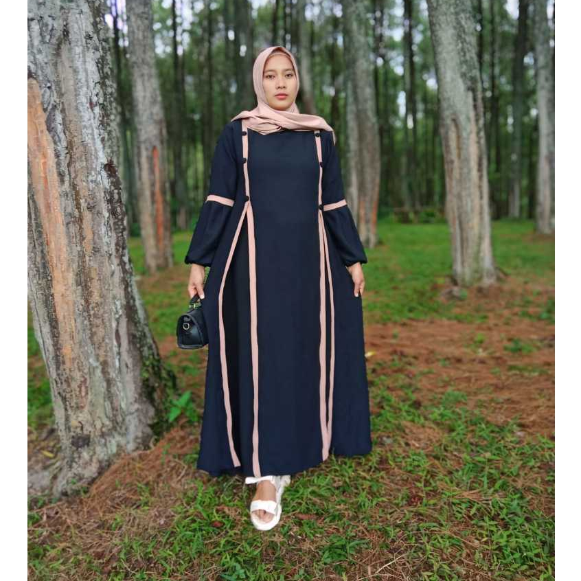 abaya turki gamis stylish baju lebaran