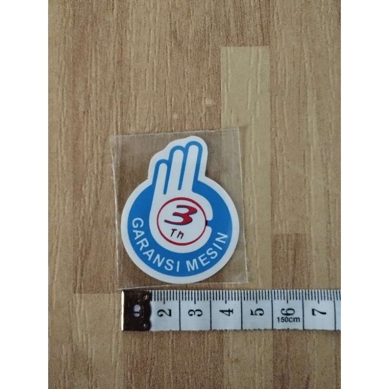 STIKER YAMAHA GARANSI 3TAHUN