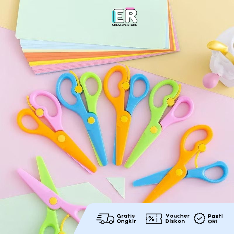 

ErCreative GUNTING MINI AMAN UNTUK ANAK / PAPER SCISSORS FOR KIDS / GUNTING KERTAS MINI