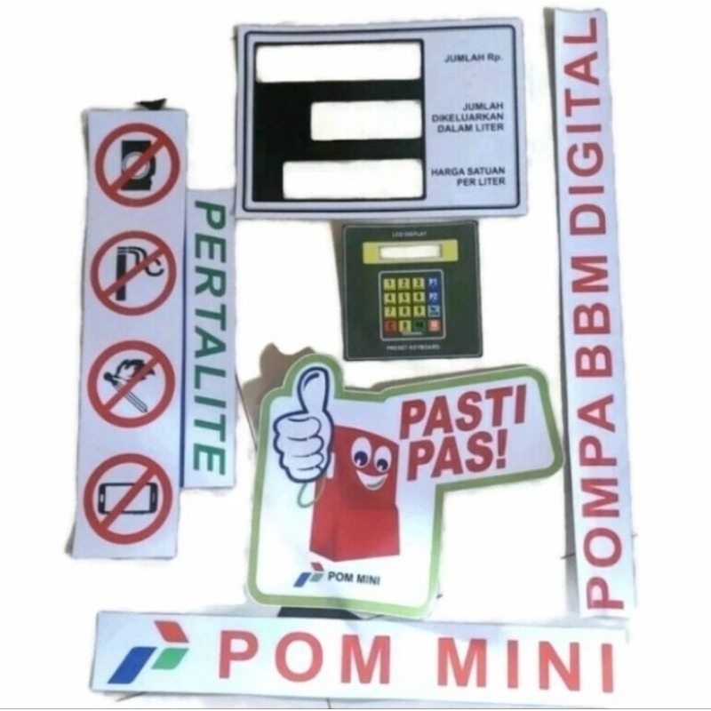 Stiker Pom Mini Pertamini