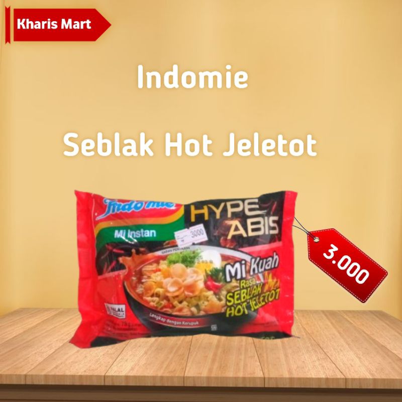 

Indomie Seblak Hot Jeletot