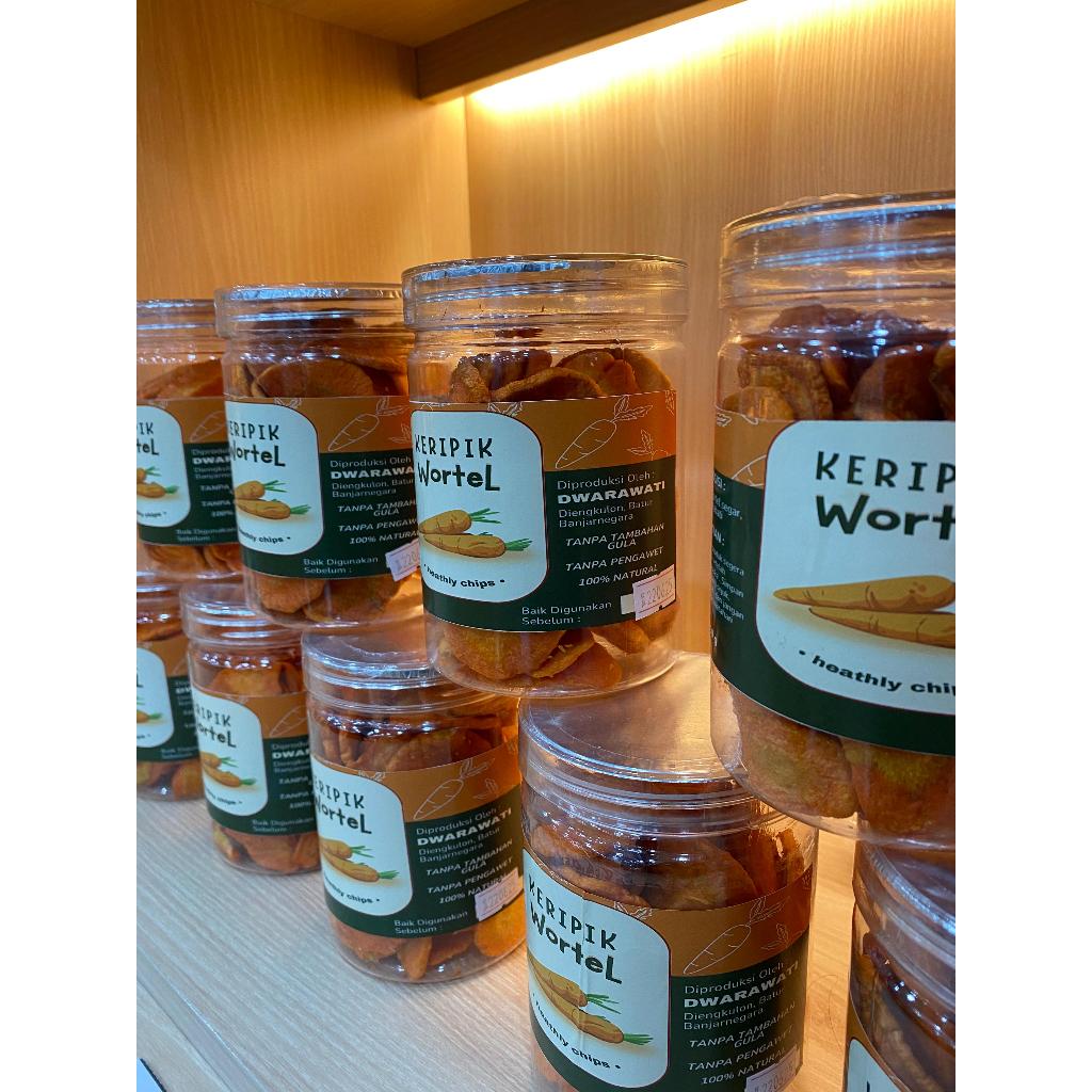 

Keripik Wortel Dwarawati Toples healthy chips oleh oleh keripik wortel Dieng