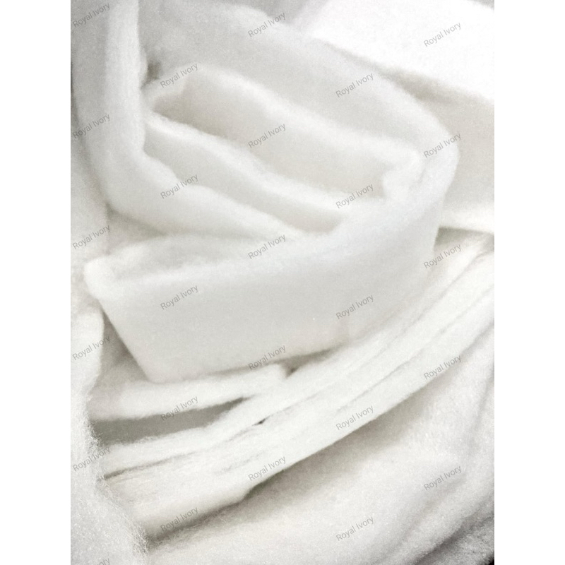 Dakron lembar 10x100 cm tebal +-1,5 sampai 2,5 cm (random) untuk jaket, matras, filter air, bantal d