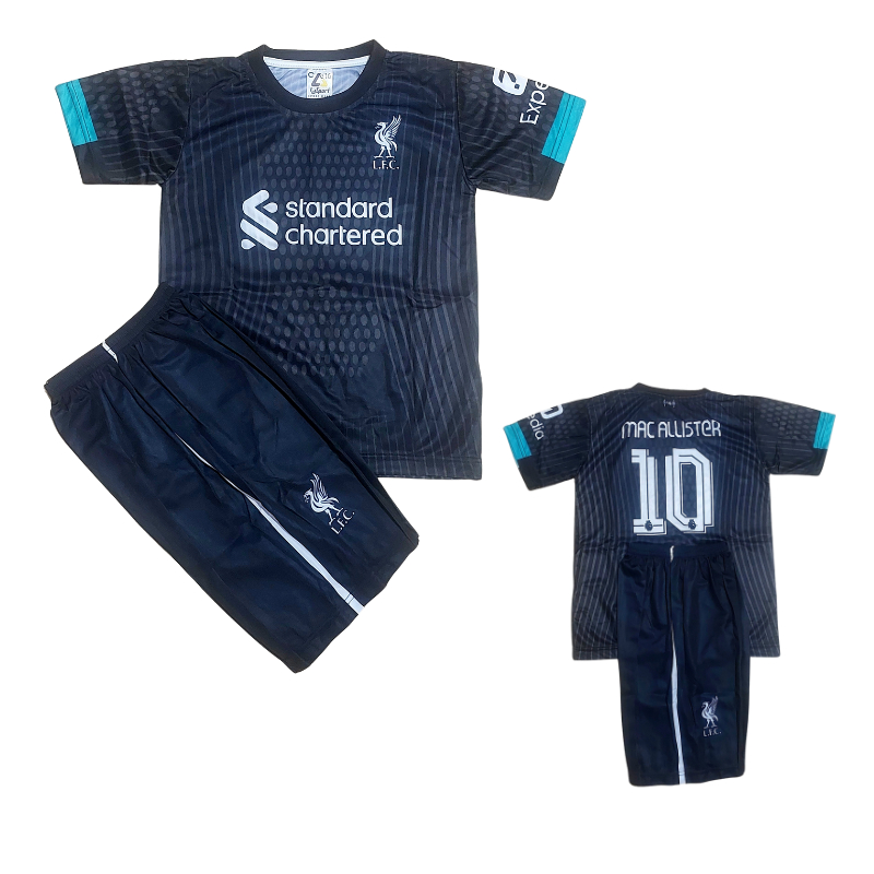 JERSEY SETELAN BAJU BOLA ANAK LIVERPOOL AWAY PRINTING/JERSEY LIVERPOOL PUTIH PRINTING USIA 5-12THN