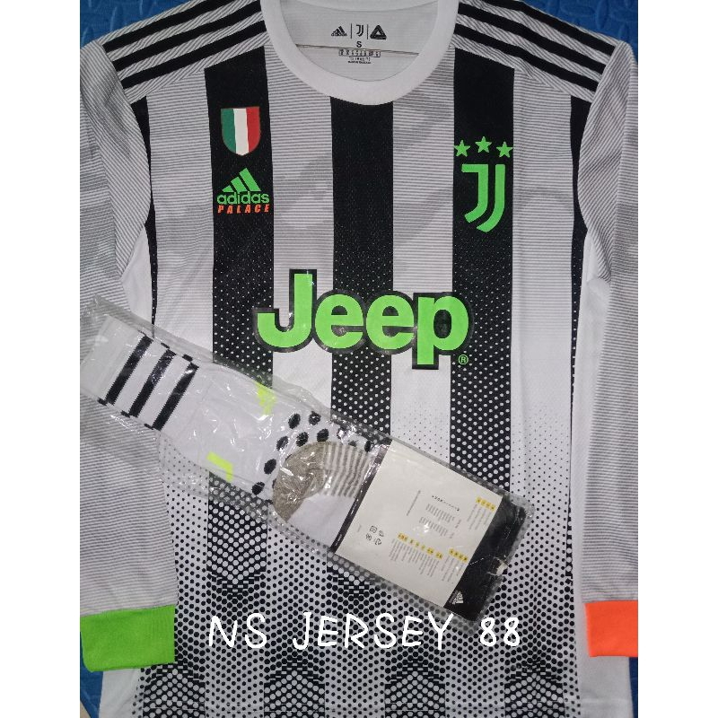 JUVENTUS ADIDAS PALACE Special Edition 2019.Long Slave fee kaos kaki Ori