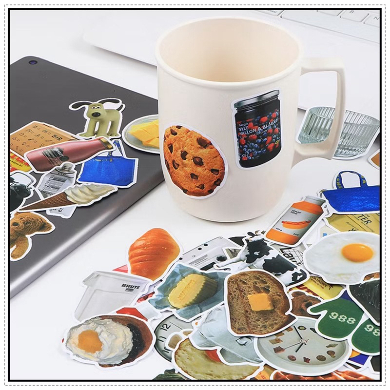 

20 pcs Sticker Ins Retro Shop