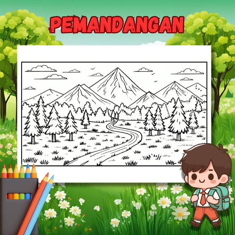 

KERTAS MEWARNAI / COLORING / KERTAS GAMBAR Ukuran A4