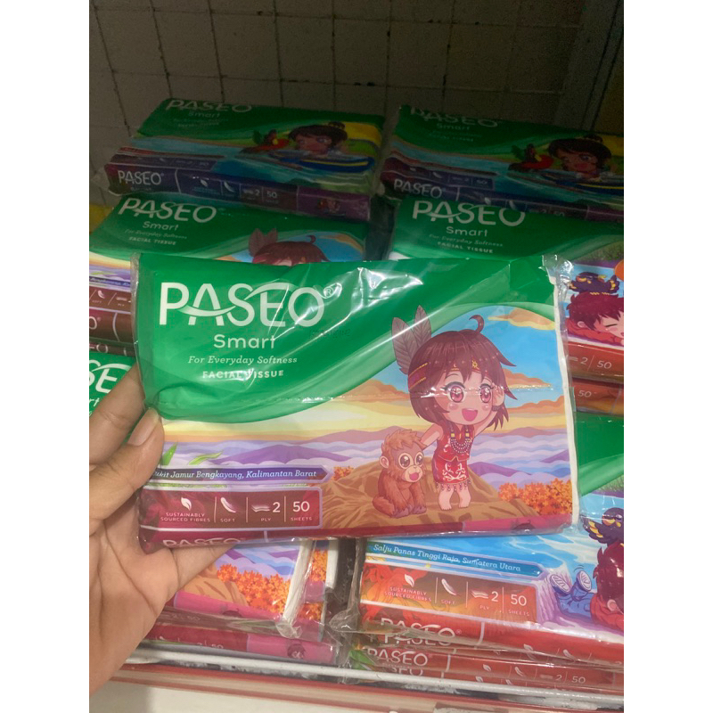 Paseo smart tissue/paseo tissue travel pack