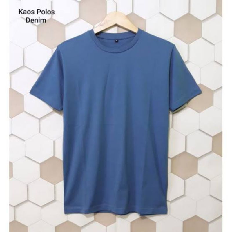 kaos polos Denim kaos basic