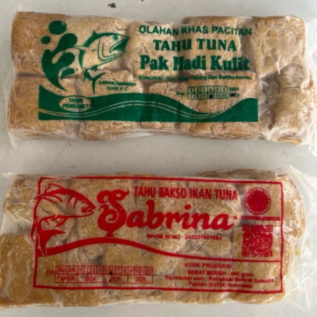 

tahu tuna SABRINA / Pak Hadi ORI khas pacitan