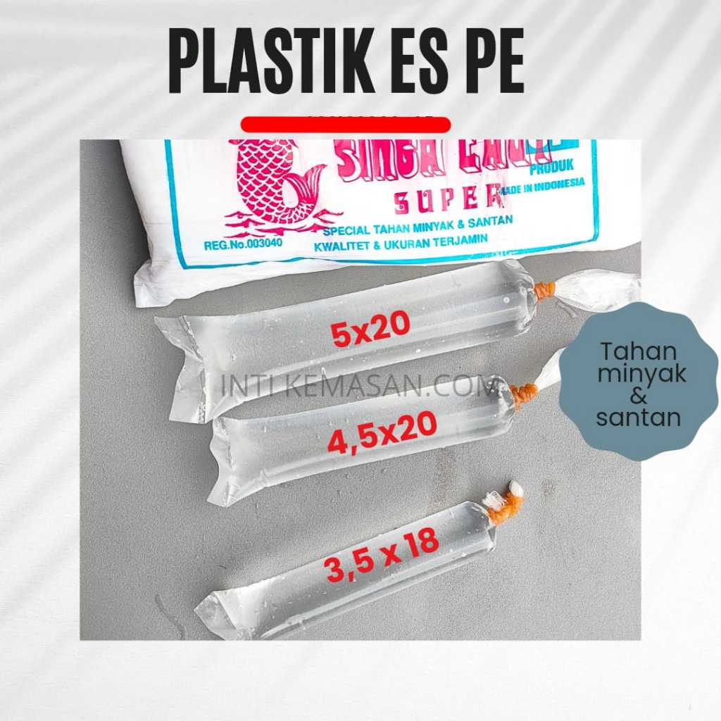 Plastik es mambo / es lilin kemasan 100gr