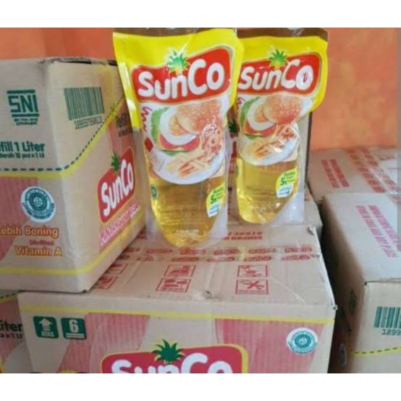 

Sunco Minyak Goreng 2Liter 1 karton Minyak Goreng