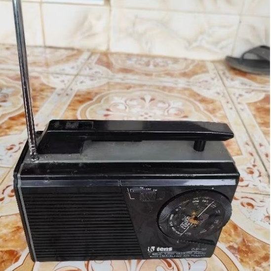 Radio Tipe  Tens OP-15 Pemutar Kaset Mini Jadul Kondisi Teliti Poto dan Video