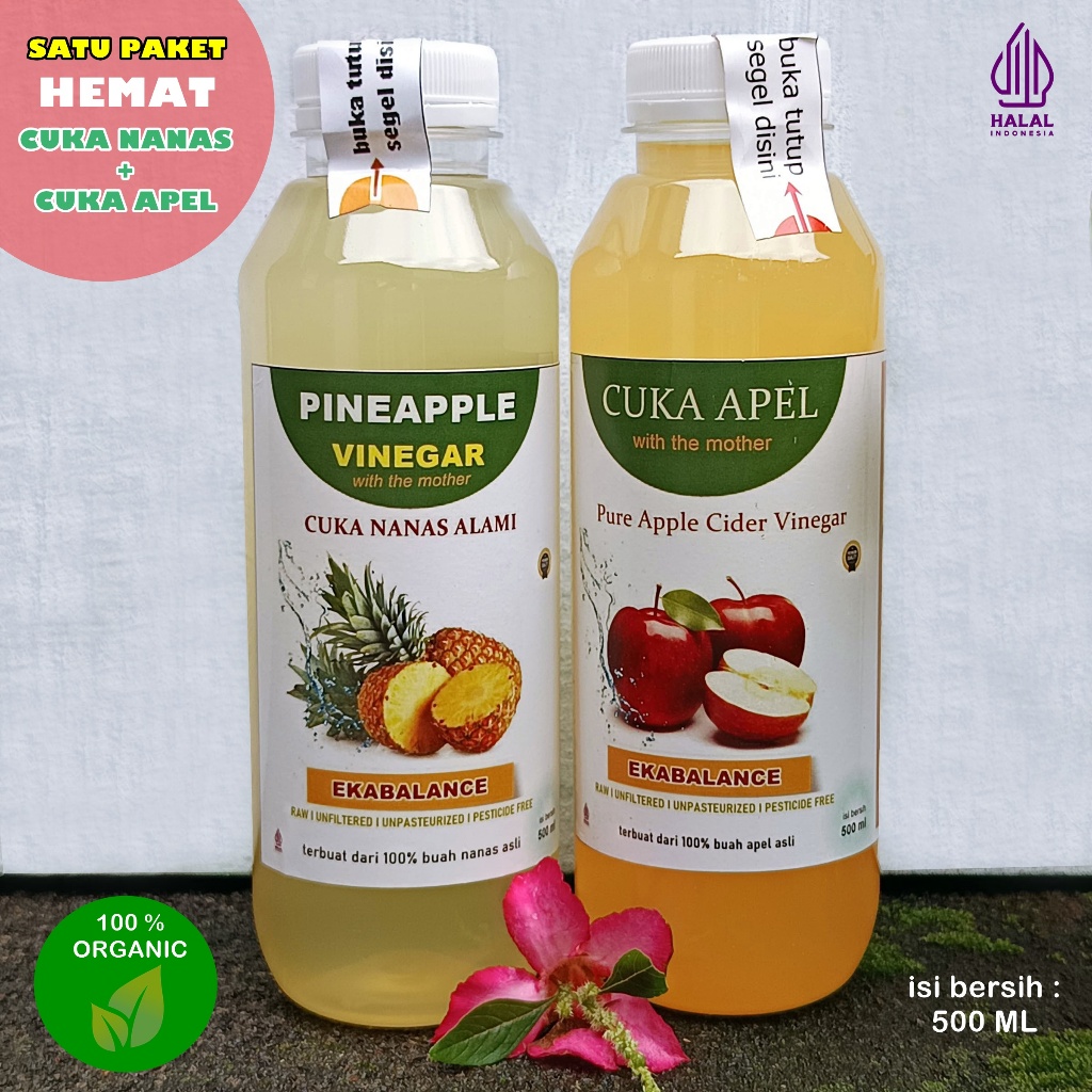 

paket hemat cuka apel dan cuka nanas