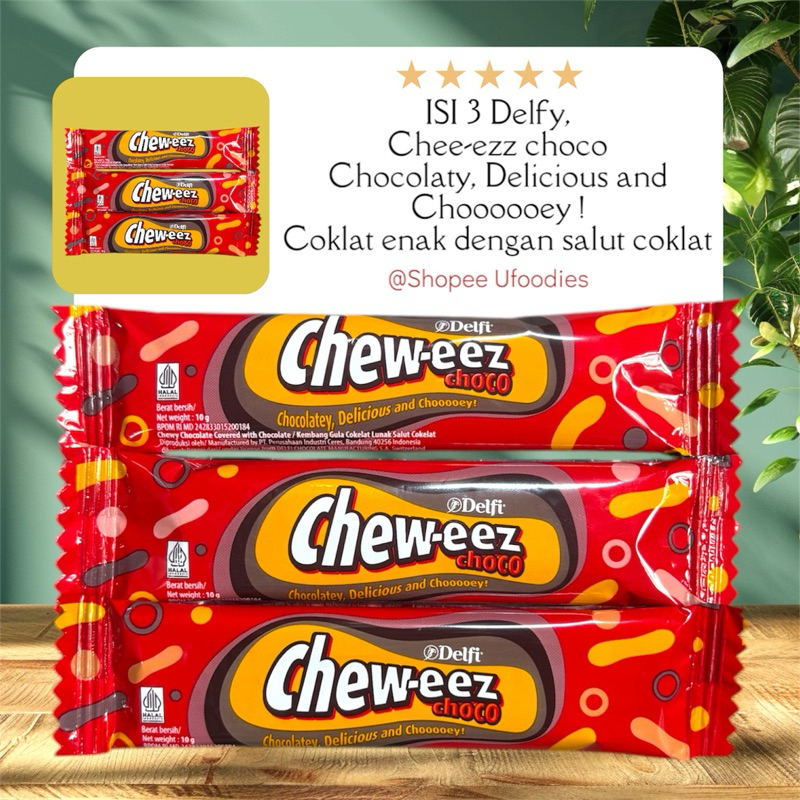 

ISI 3 CHEW-EEZ CHOCO BY DELFI COKLAT SALUT COKLAT