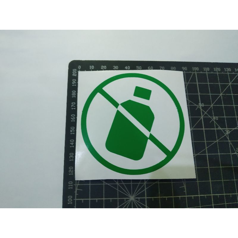 

stiker cutting go green