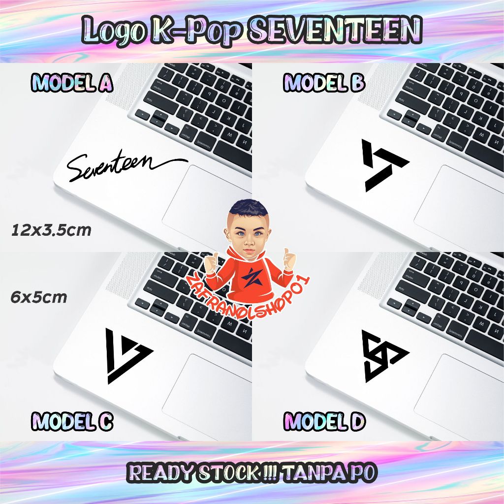 

Stiker Seventeen Logo KPOP Cutting Stiker Laptop LIGHTSTICK
