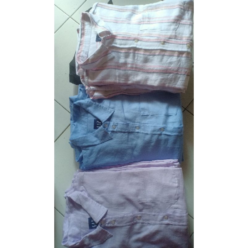 kemeja gap.bahan linen