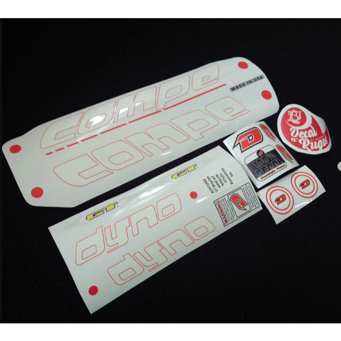 Decal Stiker Mid School BMX Dyno Compe 2000-2001