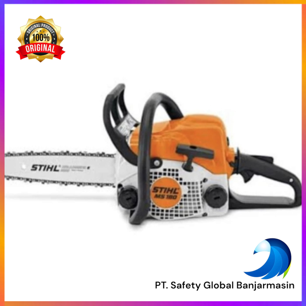 MESIN CHAINSAW CHAIN SAW POTONG KAYU 16" 16 INCH STIHL MS180 MS 180 Spesifikasi Mesin Potong Gergaji