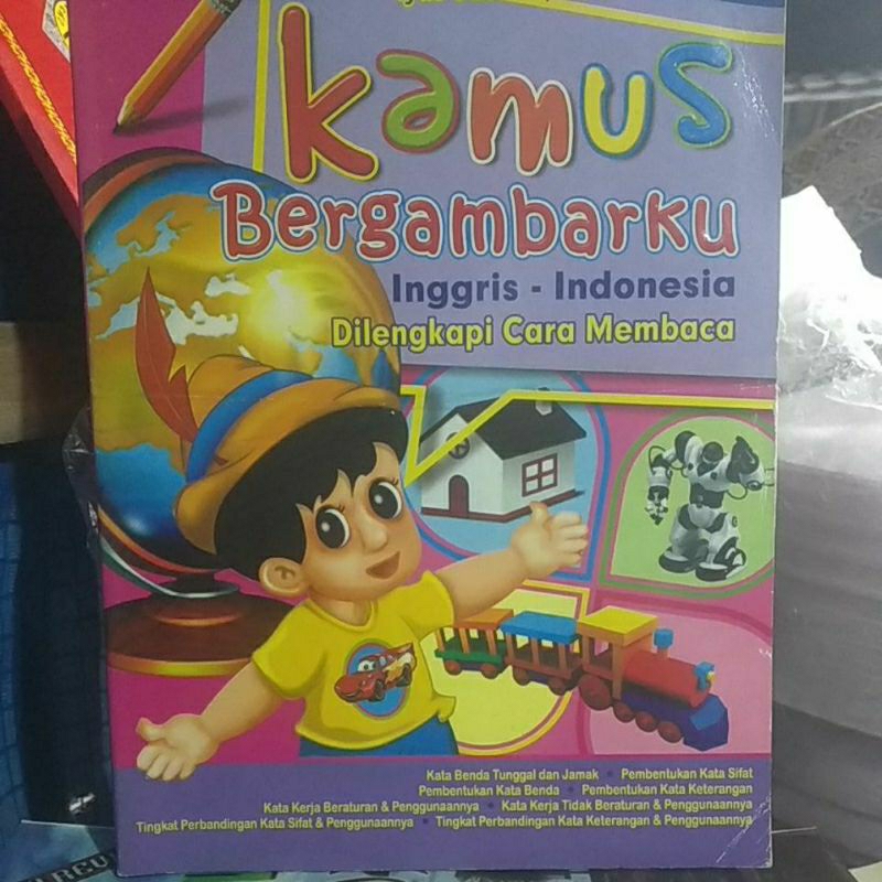 buku Kamus bahasa Inggris - Indonesia Dilengkapi Cara membaca anak2
