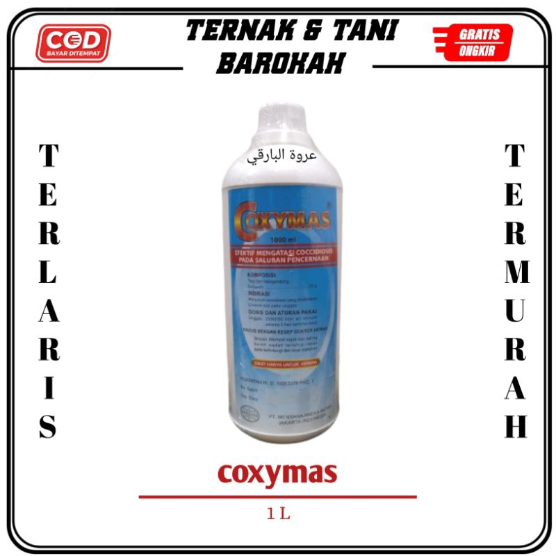 Coxymas 1 liter Mengatasi Berak Darah Cocci Pencernaan Unggas Ayam