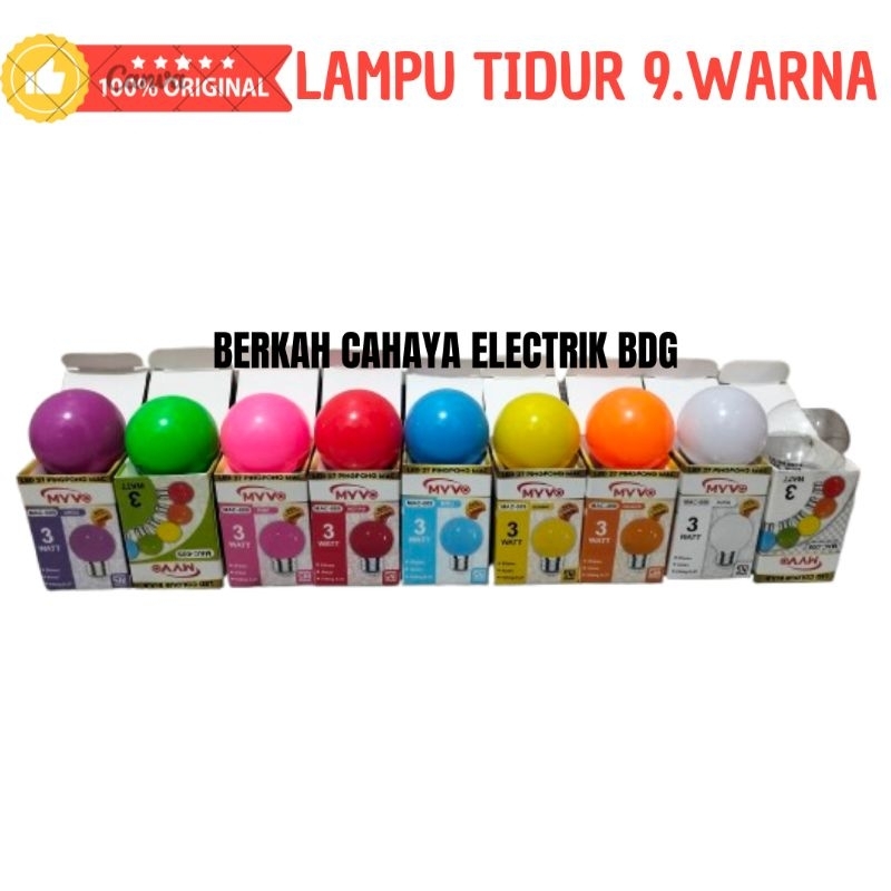 lampu LED pingpong warna warni / lampu Led dekorasi warna warni / lampu tidur warna warni / lampu le